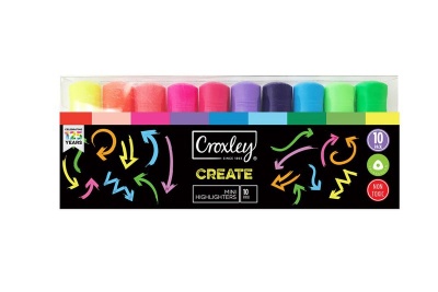 Photo of Croxley : Mini Highlighters Pack Of 10 Assorted