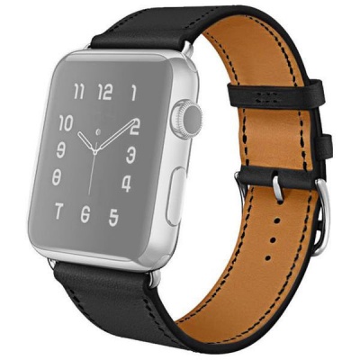 Photo of Apple Zonabel 40mm Strap for Watch - Black Leather