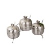 Large Capacity Condiment Container With Spice Rack Photo