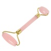 Natural Crystal Stone Massage Jade Derma Roller - Pink Photo