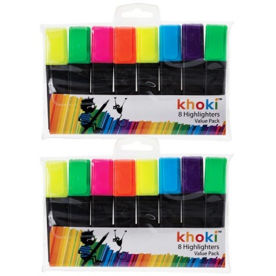 Photo of 8 Assorted Highlighters - 2 Pack