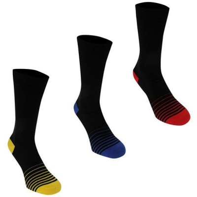 Photo of Kangol Men's Formal Sock 3 Pack - Stripe Toes