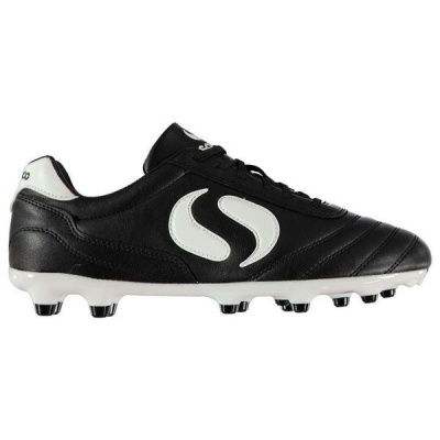Photo of Sondico Men's Strike Firm Ground Football Boots - Black & White