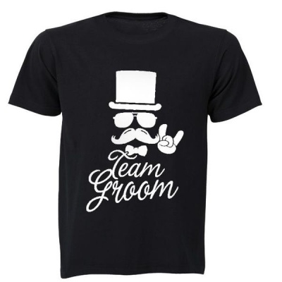 Photo of BuyAbility Team Groom - Mr Cool! - Mens - T-Shirt - Black