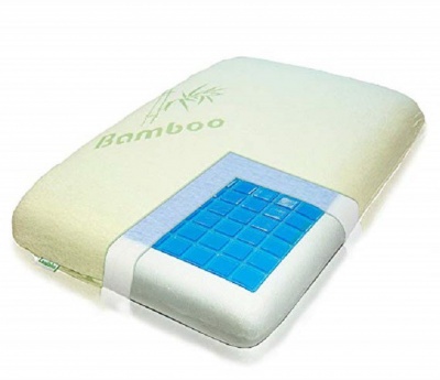 Photo of Premium Cooling Gel Pad Memory Foam Pillow Bamboo Cover