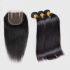 12 Inches Brazilian Straight Hair Plus Closure Photo