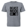 Beast Mode - ON - Adult - Unisex - T-Shirt - Grey Photo