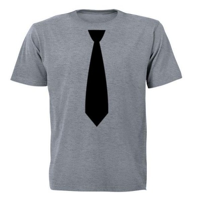 Photo of BuyAbility Black Tie Tee - Mens - T-Shirt - Grey