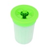 Portable Silicone Pet Foot Cleaning Brush Cup - Green Photo
