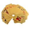 1 Pack Gold Foil Plated Playing Poker Cards Photo