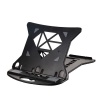 Portable Rotary Notebook Cooling Stand - Black Photo