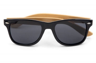 Photo of Shweet Shades Matte Black Bamboo Wood Sunglasses