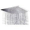 Rainfall Ultra Thin Stainless Steel Mirror Finish Shower Head 10