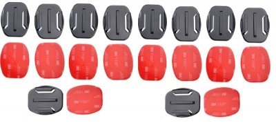 Photo of 10 Pack Bundle of 3M Flat Adhesive Mounts for GoPro Cameras