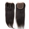 Straight 4x4 Lace Closure 1 piecess 16 inches Brazilian/Peruvian Photo