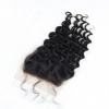 Deep Wave Curl 4x4 Lace Closure 1 piecess 10 inches Brazilian/Peruvian Photo