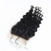 Deep Wave Curl 4x4 Lace Closure 1 piecess 14 inches Brazilian/Peruvian Photo