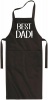 Qtees Africa Best Dad Black Apron Photo