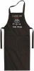 Qtees Africa I Love My Cat This Much Black Apron Photo