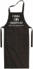 Qtees Africa I Make Gin Disappear Black Apron Photo
