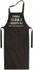 Qtees Africa I Make Tequila Disappear Black Apron Photo