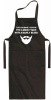 Qtees Africa Manly Beard Black Apron Photo