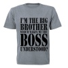 Brother I'm the Big - Adults - Unisex - T-Shirt - Grey Photo