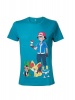 Pokemon Mens T-shirt Green With Print Console Photo