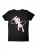 Pokemon Mew frontprint - Black T-Shirt Console Photo