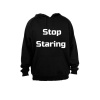 Stop Staring - Adults - Hoodie - Black Photo