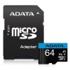 Adata 64GB 100Mb/s Micro SDXC UHS-I A1 C10 Photo