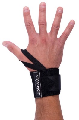 Photo of Advance Fitness Weightlifting Wrist Wraps - Black