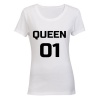 Queen 01 - Ladies - T-Shirt - White Photo