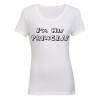I'm His Princess - Ladies - T-Shirt - White Photo
