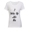 I Woke Up Like This! - Ladies - T-Shirt - White Photo