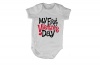 My First Valentine's Day - Bold Font - Baby Grow Photo