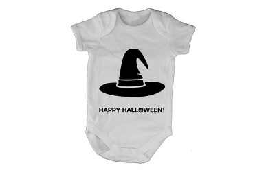 Photo of Happy Halloween Witch Hat! - Baby Grow