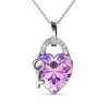 Destiny Alina Heart Necklace with Swarovski Crystals Photo