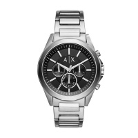 Armani Exchange Drexler Silver Stainless Steel Watch AX2600
