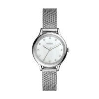 Fossil Laney Silver Stainless Steel Watch BQ3390