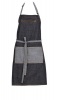 Chef Works Manhattan Bib Apron - Black Denim Photo