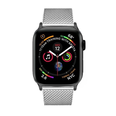 Photo of Apple Colton James Mesh Strap for Black/Space Grey 44mm Watch - Rose Gold