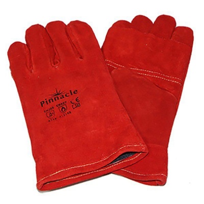 Photo of Pinnacle Welding Glove Red Heat Resistant - Kevlar Stitch Elbow