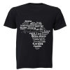 This is Africa - Afrikaans - Adults - Unisex - T-Shirt - Black Photo