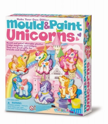 4M Mould Paint Glitter Unicorns