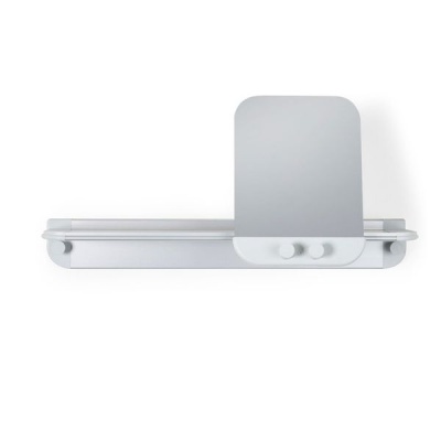 Photo of Better Living - Glide Shower Shelf with Mirror Grey Aluminium