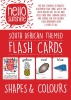 Hello Sunshine South African Themed English Shapes & Colours Flash Cards Photo