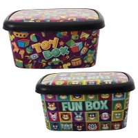 Dumar Trading Co Toy Storage Fun Boxes 2 Boxes