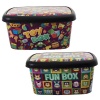 2 x Toy & Fun Storage Boxes - Photo