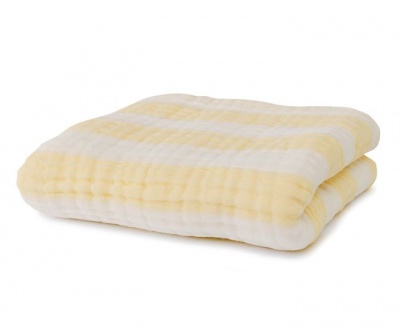 Photo of Fox Fable - 6-Layer Muslin Dream Blanket - Yellow